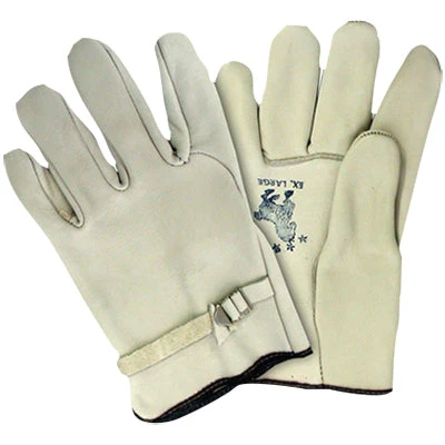 Forest Worker Glove Leather & Pull Strap, North Star Glove Company Wildland Gloves