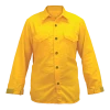 Brush Shirts Women's Ember Tecasafe Plus 5.8 Oz. Brush Shirt (Yellow), CrewBoss