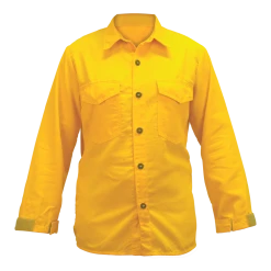 Brush Shirts Women's Ember Tecasafe Plus 5.8 Oz. Brush Shirt (Yellow), CrewBoss