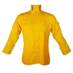 The Supply Cache Inc Tecasafe Plus 5.8 Oz Brush Shirt (Yellow), The Supply Cache