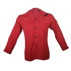 The Supply Cache Inc Tecasafe Plus 5.8 Oz Brush Shirt (Red), The Supply Cache