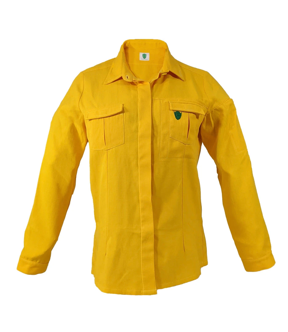 Women's Tecasafe Plus 5.8 Oz Aspen Brush Shirt (Yellow), Green Buffalow