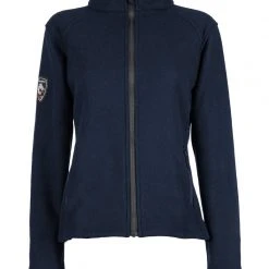 True North Women's Alpha Jacket-SuperFleece (Navy), DragonWear FR Outer Wear