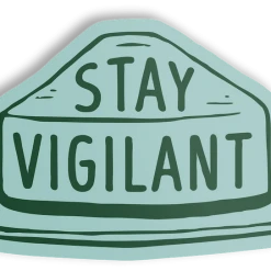Stay Vigilant-Smokey Bear Sticker, The Landmark Project