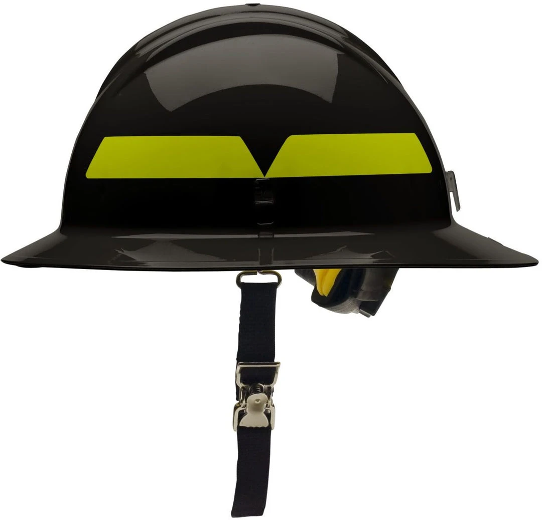 Full Brim Helmet With Ratchet Suspension, Bullard Fire Helmets