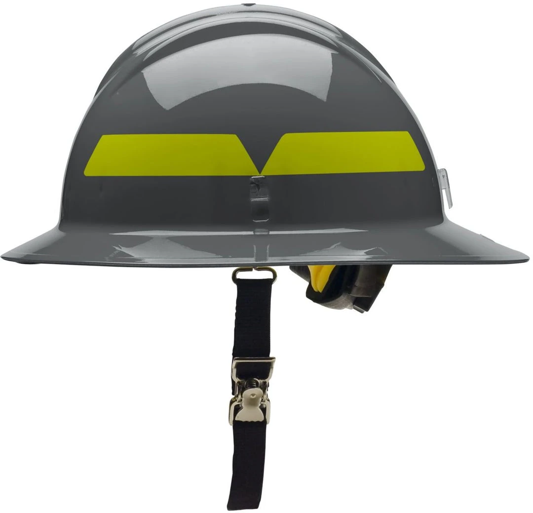 Full Brim Helmet With Ratchet Suspension, Bullard Fire Helmets