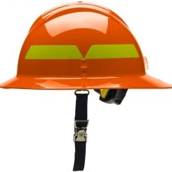 Full Brim Helmet With Ratchet Suspension, Bullard Fire Helmets