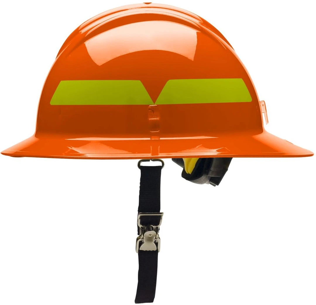 Full Brim Helmet With Ratchet Suspension, Bullard Fire Helmets