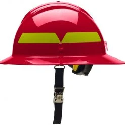 Full Brim Helmet With Ratchet Suspension, Bullard Fire Helmets