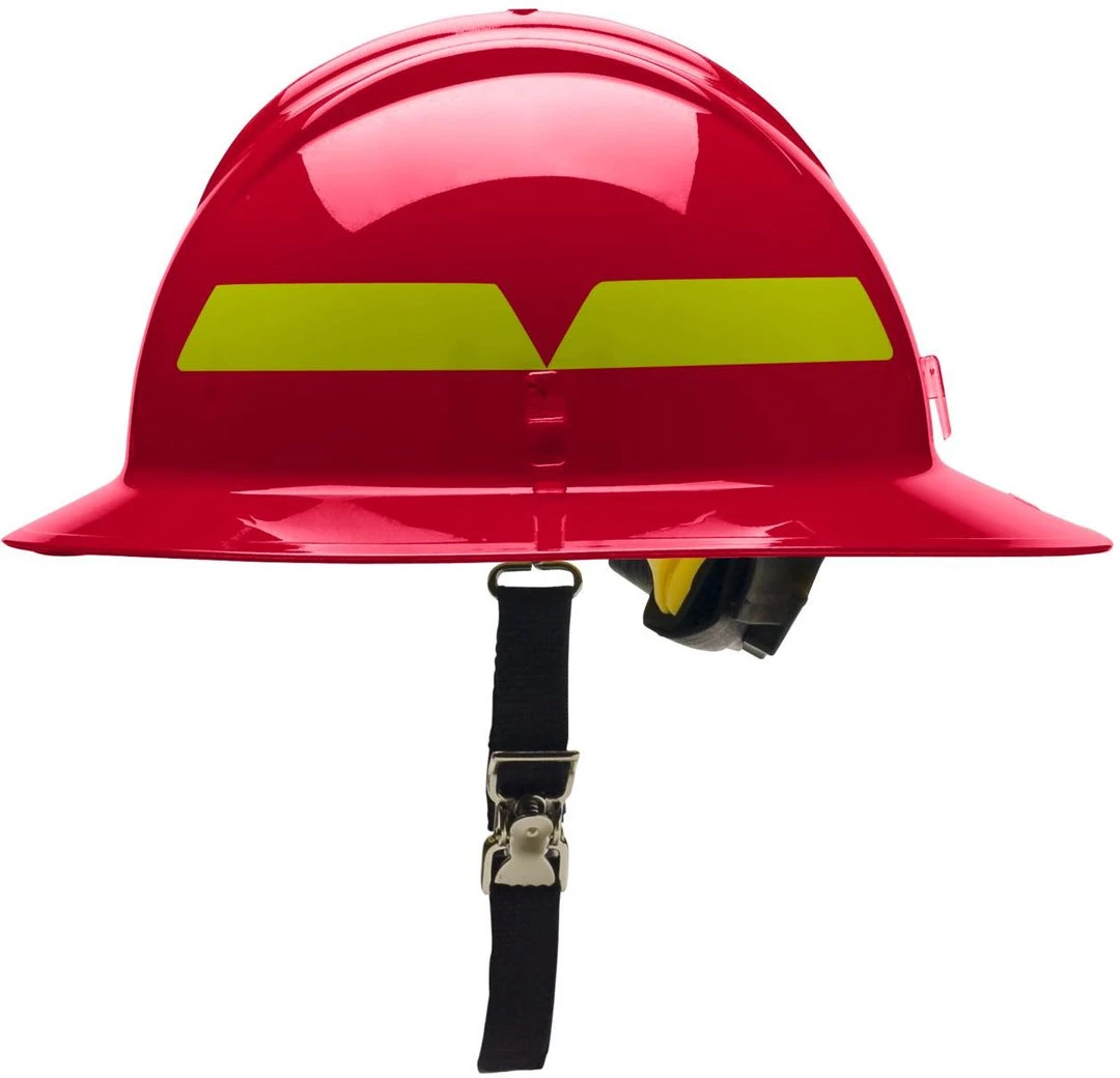 Full Brim Helmet With Ratchet Suspension, Bullard Fire Helmets