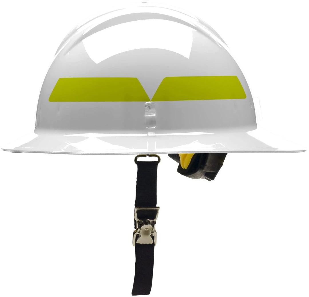 Full Brim Helmet With Ratchet Suspension, Bullard Fire Helmets