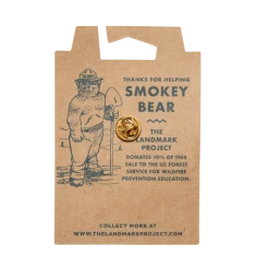 Smokey Bear Enamel Pin, The Landmark Project