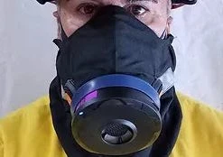 Shrouds & Masks HS-4 Respirator And Face Protector Housing, Hot Shield