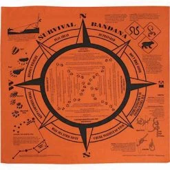 Atlanco Survival Bandana (Bright Orange)