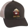 The Supply Cache Inc Mesh Ball Cap- Only You (Brown), Smokey Bear