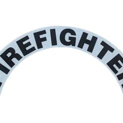 Pacific Reflex Signs Fire Helmets Crescent Helmet Sticker (Large)