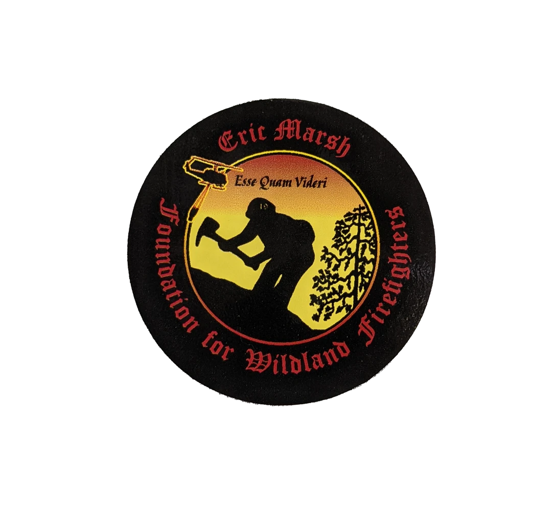 Eric Marsh Foundation Helmet Sticker (2 IN) Fire Helmets