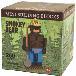 Supplycache.com Games Smokey Bear Mini Building Blocks (260 Piece), Smokey Bear