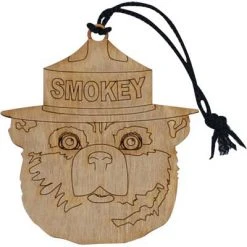 The Supply Cache Inc Ornament (Wooden), Smokey Bear
