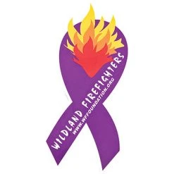 Car Magnet Memorial Ribbon, Wildland Firefighter Foundation Foundations & Fundraisers