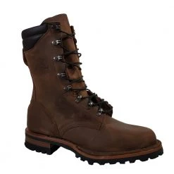 C295H Fire Hybrid Boot-Distressed Brown (8" Upper), White's Hand-Made Boots