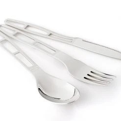Stainless Steel Cutlery 3 Piece Set, GSI Outdoors Utensils & Cookware