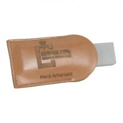 Pocket Sharpening Stone With Leather Pouch, Council Tools