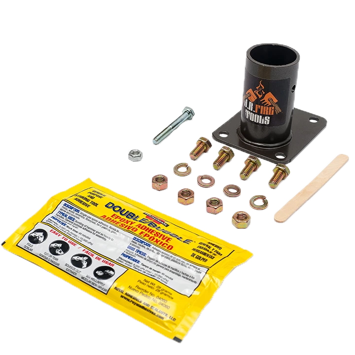 JR Fire Tools Tool Handles Replacement Universal Round Neck Kit, J.R. Fire Tools