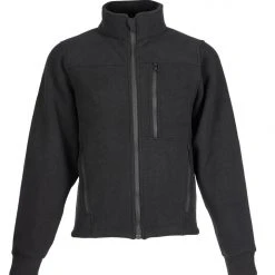 True North Alpha Jacket-SuperFleece (Black), DragonWear FR Outer Wear