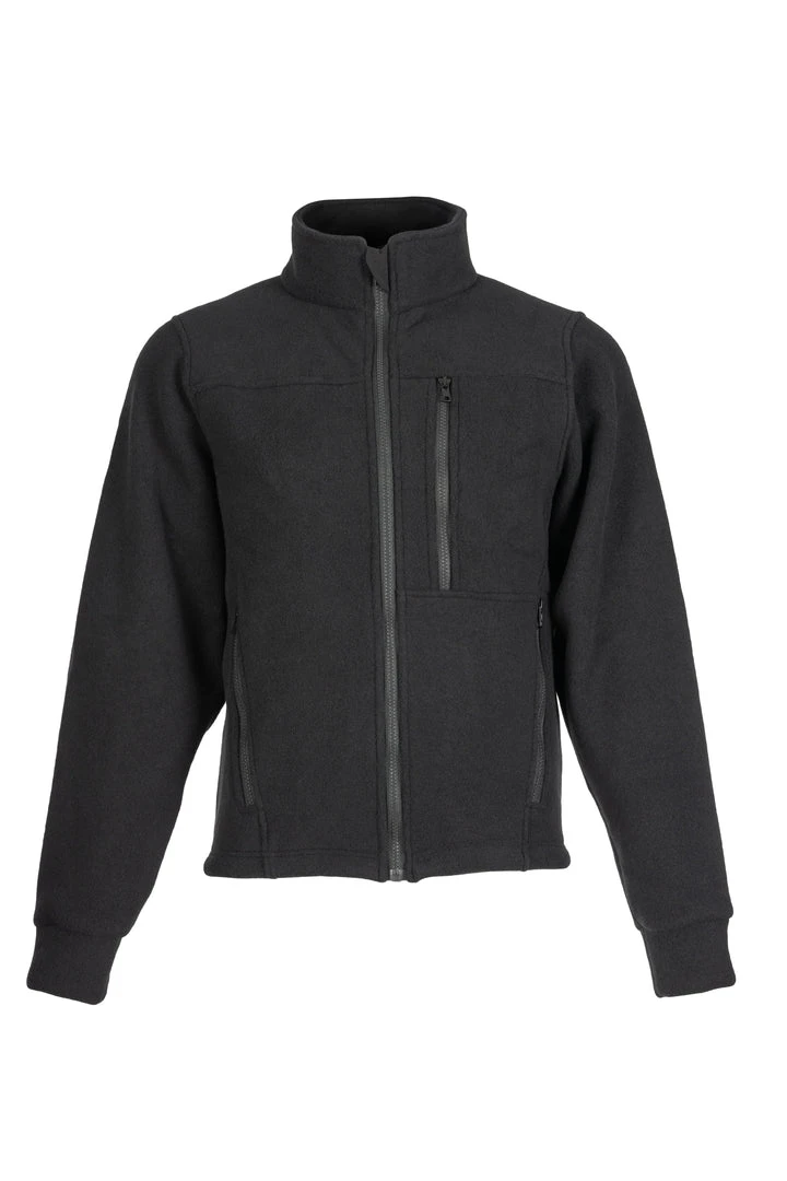 True North Alpha Jacket-SuperFleece (Black), DragonWear FR Outer Wear