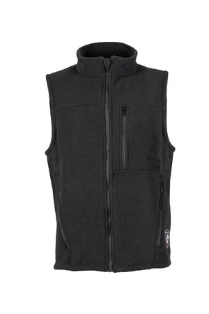 True North Alpha Vest-Nomex Fleece (Black), DragonWear FR Outer Wear