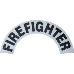 Pacific Reflex Signs Crescent Helmet Sticker (Small)