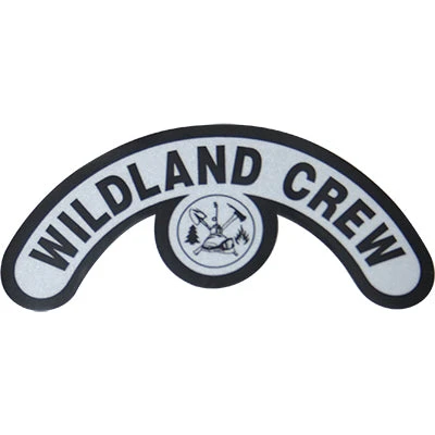 Pacific Reflex Signs Fire Helmets Emblem Crescent Helmet Sticker