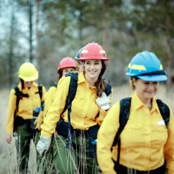 Women's Tecasafe Plus 5.8 Oz Aspen Brush Shirt (Yellow), Green Buffalow