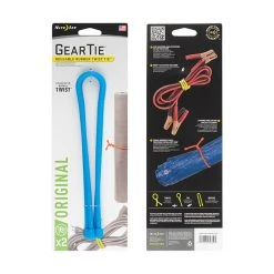 Gear Tie Reusable Rubber Twist Tie (2 Pack), Nite Ize Fire Gadgets