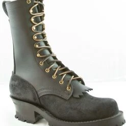 Type 1 Commander Boots - Black Rough Out (10" Upper), Frank's