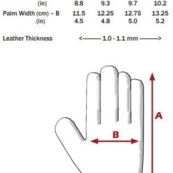 Protective Industrial Products Driver Glove Pig Skin & Elastic Back, PIP Wildland Gloves