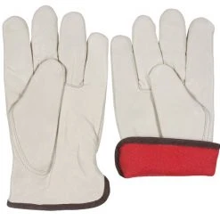 PPE: Personal Protective Equipment Work Glove-Leather, Fleece Lined & Elastic Back, Southern Glove