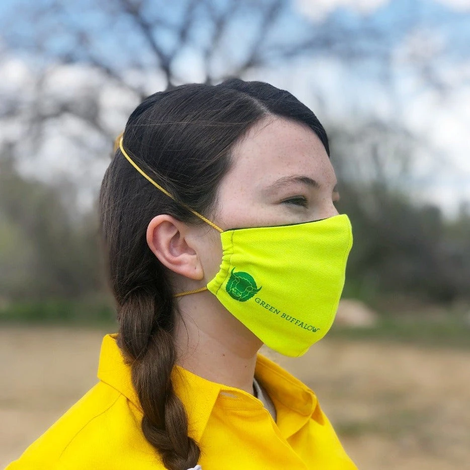 FR Face Mask, Green Buffalow Shrouds & Masks