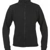 True North Women's Alpha Jacket-SuperFleece (Black), DragonWear