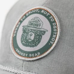Yours To Enjoy Cap-Smokey Bear (Grey), The Landmark Project